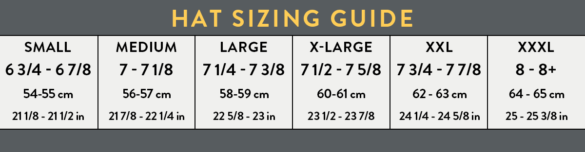 hat sizing guide
