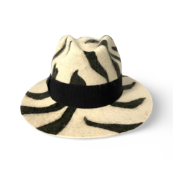 Sombrero Fedora de Cebra