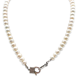 Bead necklace Pearl