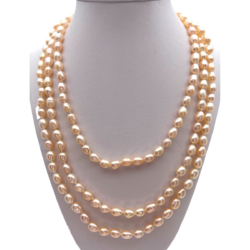 Bead necklace Pearl