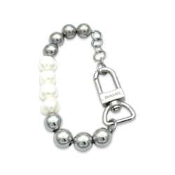 Pearl Beaded Bracelet silver