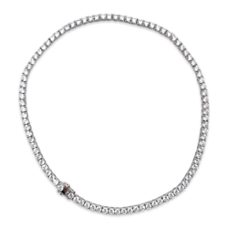 Tennis Silver necklace choker