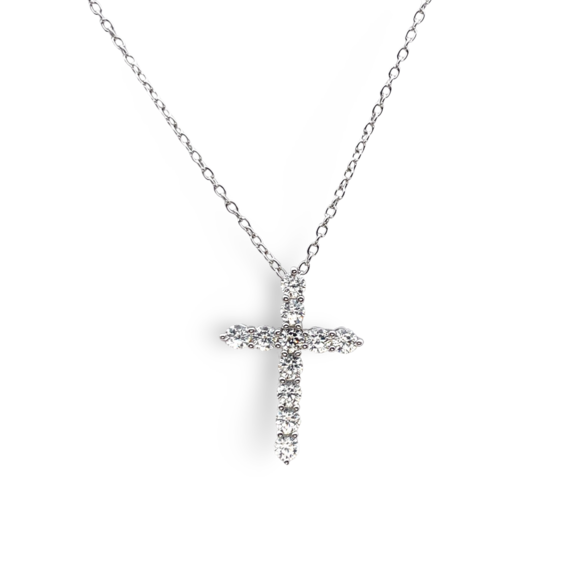 Silver Necklace «Cross»