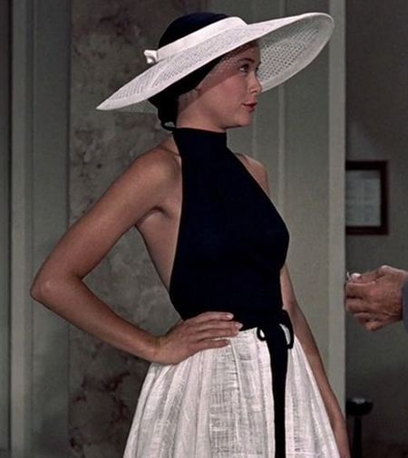 Grace Kelly's sun hat in To Catch a Thief