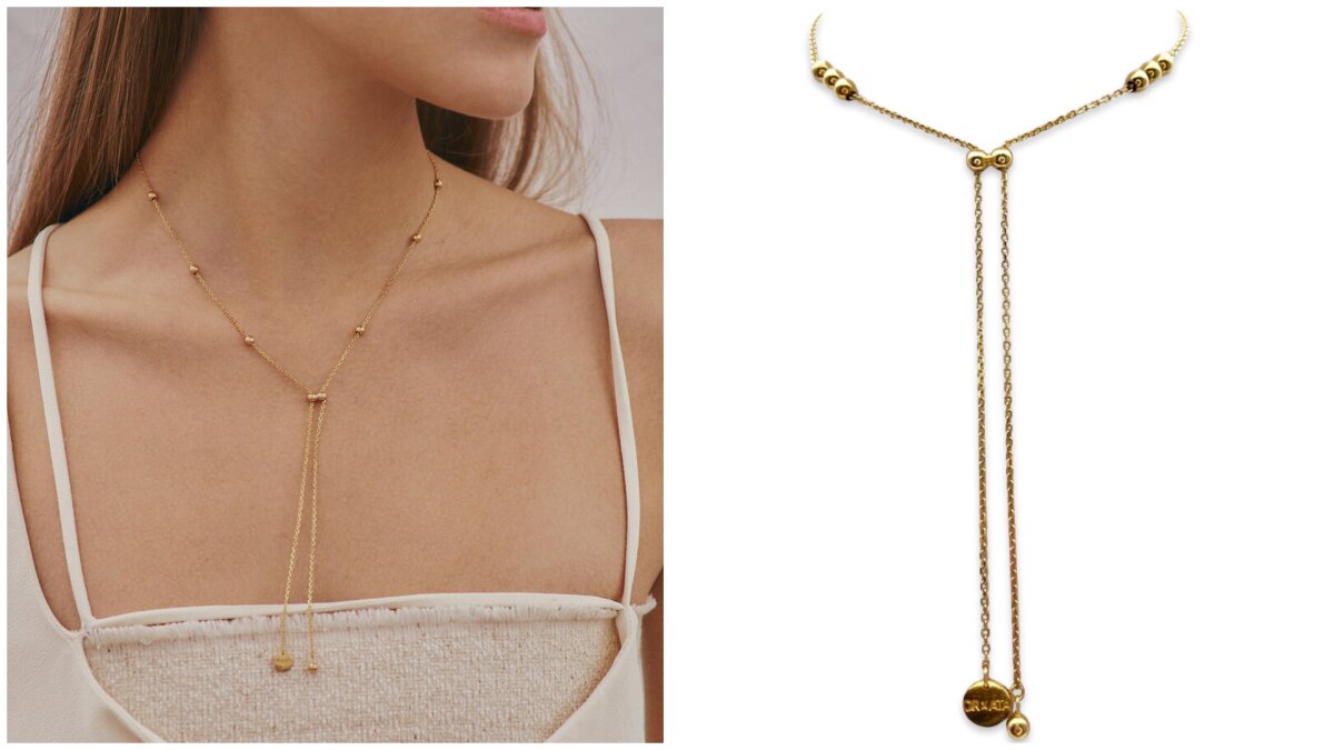 gold necklace