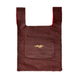 Leather shopper bag