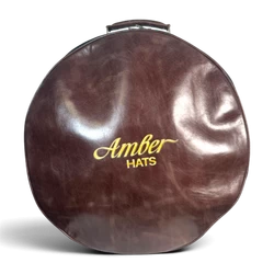 Leather Hat Travel Bag «Amber Hats»