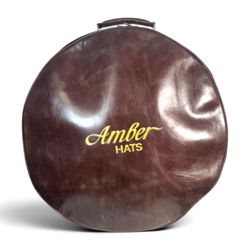 Leather Hat Travel Bag «Amber Hats»