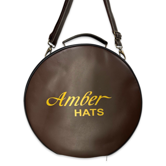 Bolso de Viaje de Cuero para Sombreros