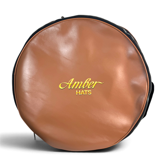 Leather Hat Travel Bag «Amber Hats»