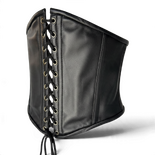 Black Leather Corset Belt