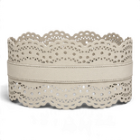 Laser-Cut Leather Belt