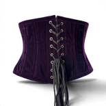 Violet Velvet Corset Belt