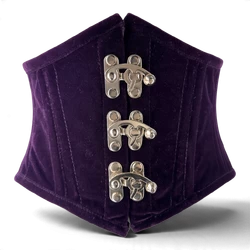 Violet Velvet Corset Belt