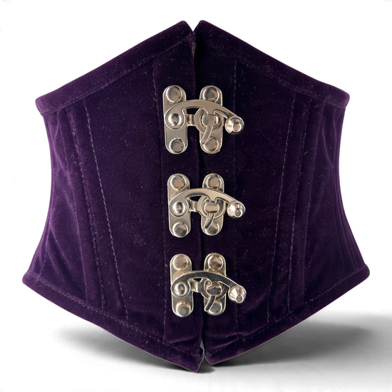 Violet Velvet Corset Belt
