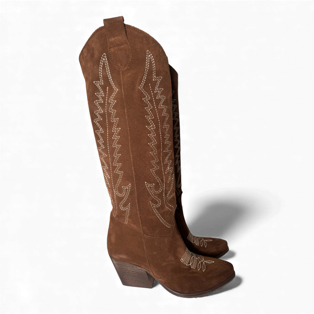 Dallas Sigaro Suede Cowboy/Biker boots