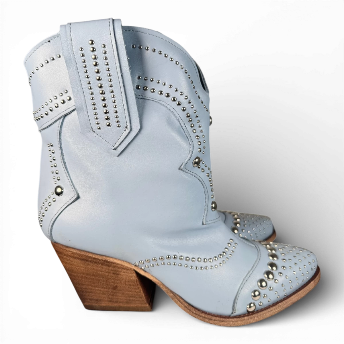 IVY Cielo Leather Cowboy/Biker boots