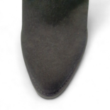 Dakota Black Suede Cowboy/Biker Boots