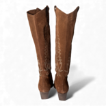 Dallas Sigaro Suede Cowboy/Biker boots