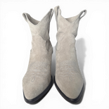 Leila Ghiaccio Suede Cowboy/Biker boots