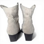 Leila Ghiaccio Suede Cowboy/Biker boots