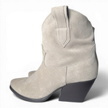 Leila Ghiaccio Suede Cowboy/Biker boots