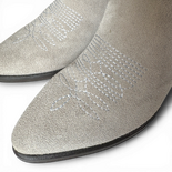 Leila Ghiaccio Suede Cowboy/Biker boots