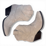 Leila Ghiaccio Suede Cowboy/Biker boots