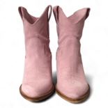 Leila Rosa Rindsleder-Cowboy/Biker-Stiefel