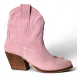Leila Rosa Rindsleder-Cowboy/Biker-Stiefel