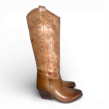 Maui Sabbia Leather Cowboy/Biker boots