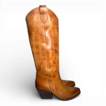 Nabiki Cuoio Leather Cowboy/Biker boots