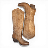 Nabiki sabbia Leather Cowboy/Biker boots