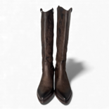 Nabiki Testa di Moro Leder Cowboy/Biker Stiefel