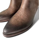 Nabiki Testa di Moro Leder Cowboy/Biker Stiefel