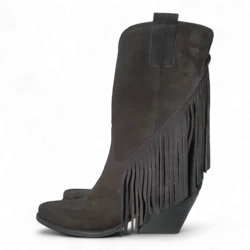 Bottes Cowboy/Biker en Suède Dakota