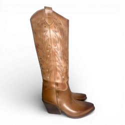 Maui Sabbia Bottes Cowboy/Biker en Cuir