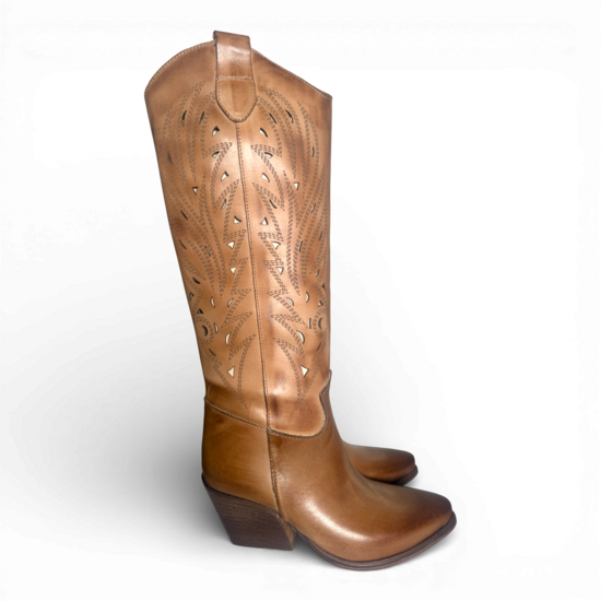 Maui Sabbia Leder Cowboy-/Bikerstiefel