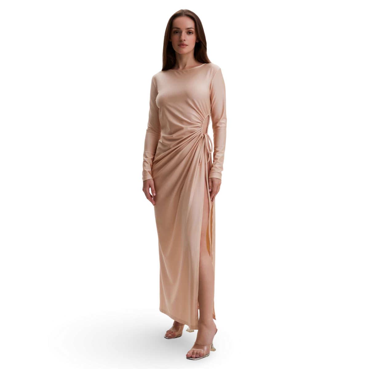 Strandgoldkleid