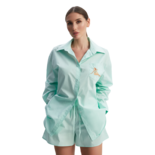 Mint cotton suit