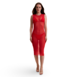 Red Midi Beach Dress