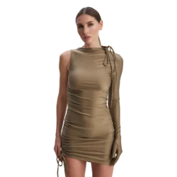 Khaki dress Simona