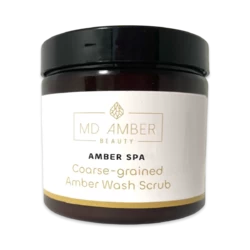 Coarse-grained Amber Wash Scrub