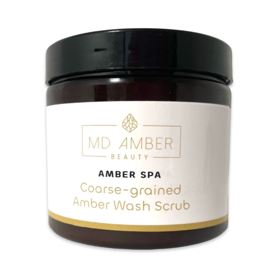 Coarse-grained Amber Wash Scrub