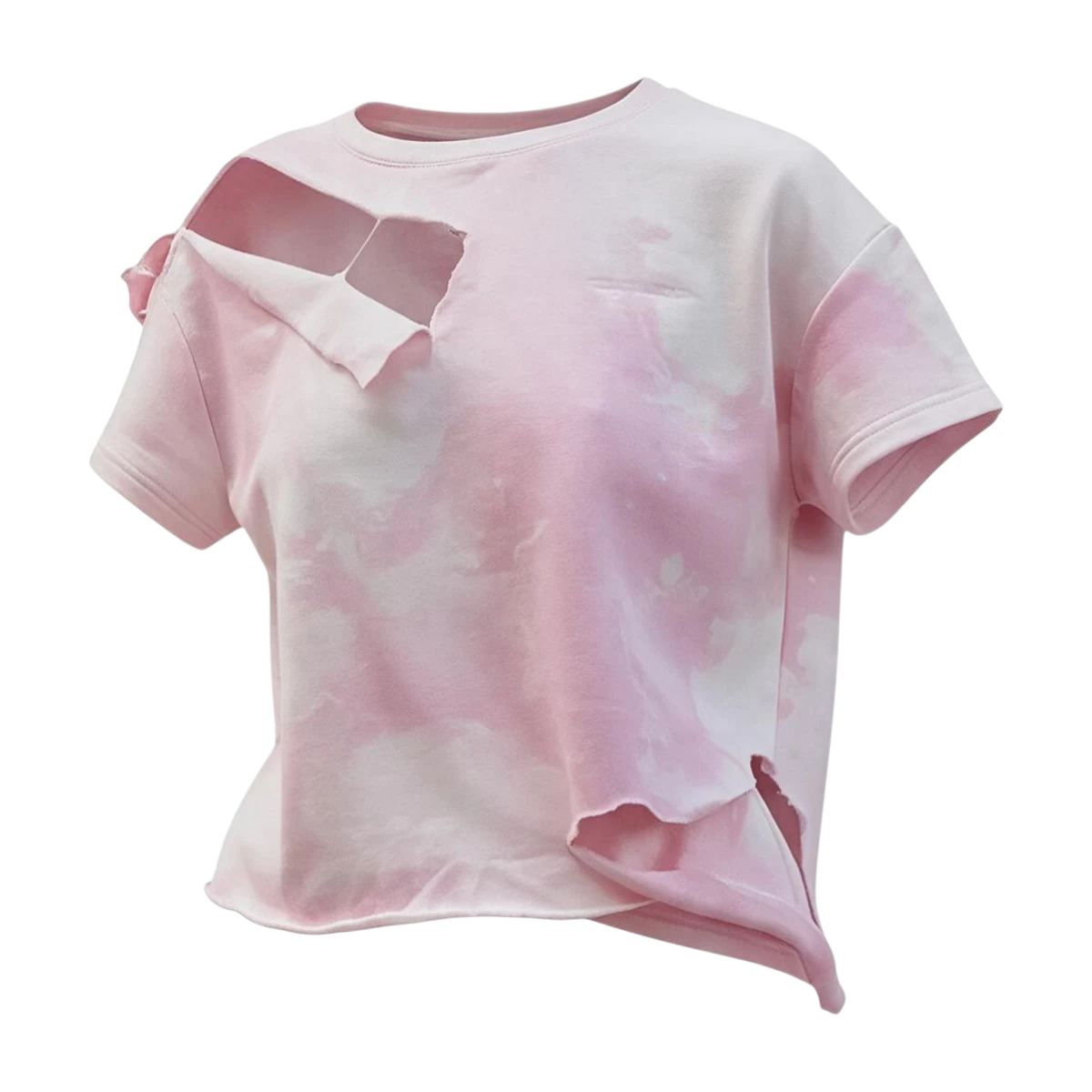 Distressed Pink T-Shirt