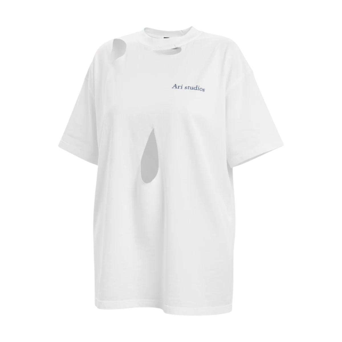Distressed White T-Shirt