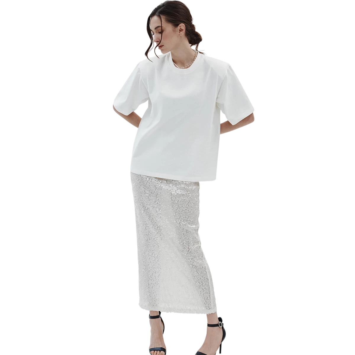 Jupe avec des paillettes