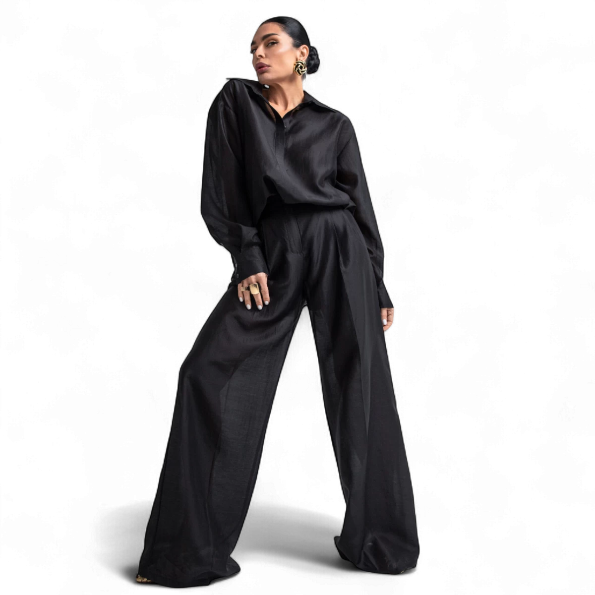 Ensemble deux pièces : chemise et pantalon