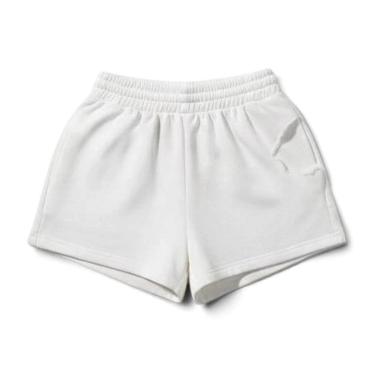 Weiße kurze Shorts
