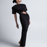 Комплект з двох предметів: топ та спідниця міді